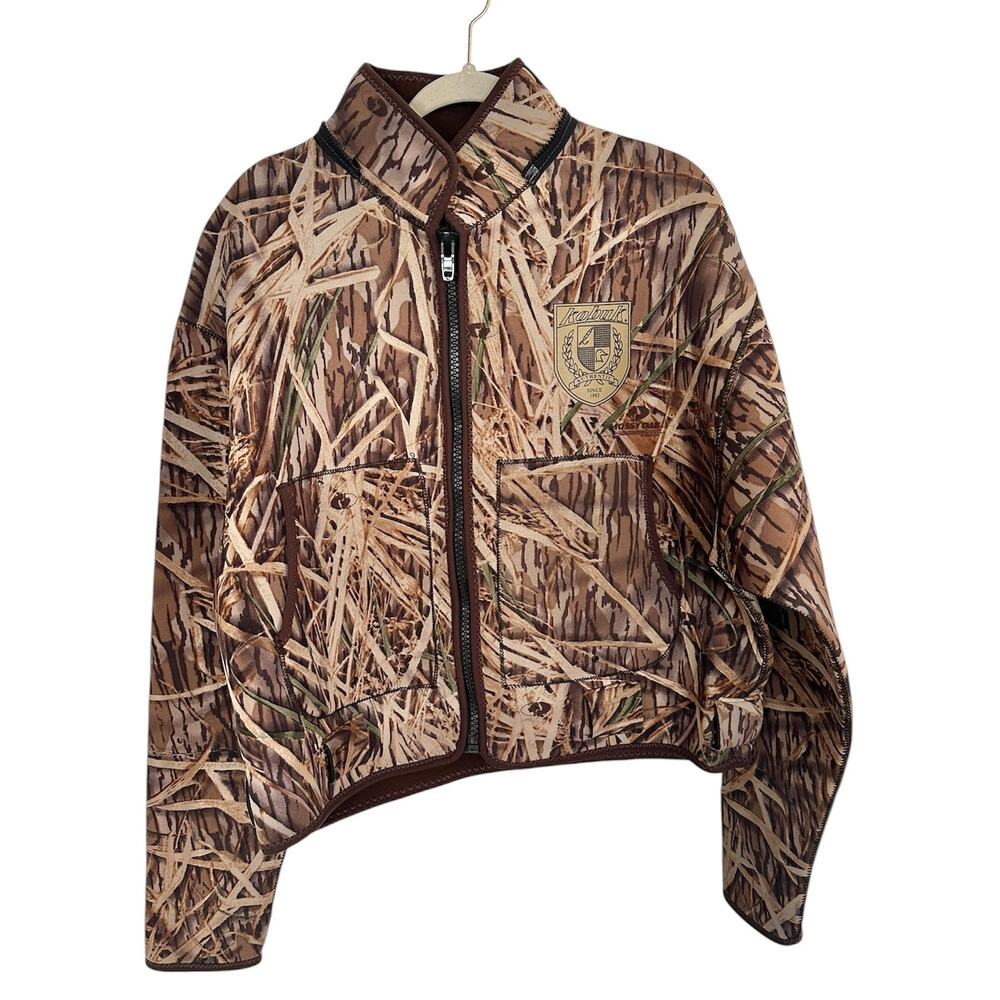mossy oak hunting jacket Neoprene Xl Excellent Condition Camo Mens Insulation